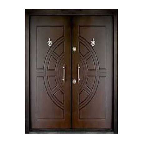 درب ضد سرقت 2 لنگه چوبی