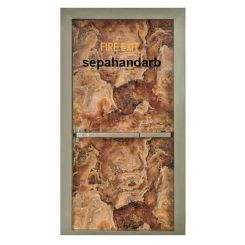 درب ضد حریق طرح سنگ سپاهان درب