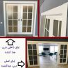 نمای داخلی و بیرونی درب کشویی جدا کننده سالن سپاهان درب