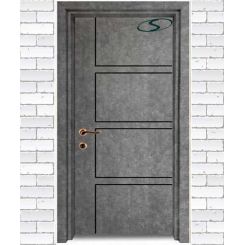 درب پلی وود به رنگ طوسی و بتن | pollywood door