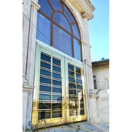 steel garage door | درب پارکینگی استیل | درب استیل پارکینگ و حیاطی