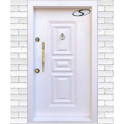 درب ضد سرقت ارزان سفید طلایی