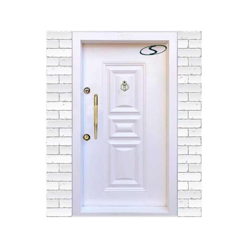 درب ضد سرقت ارزان سفید طلایی