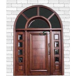 درب هلالی ضد سرقت شیشه خور