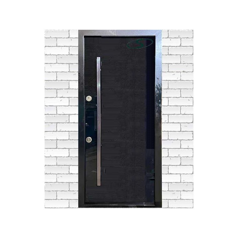 درب ضد سرقت مشکی براق ترک