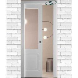 درب کشویی چوبی ریلی در شهر سرعین