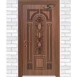 درب ضد آب اتاقی و سرویسی پلیوود با طرح کلاسیک
