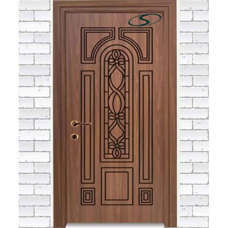 درب ضد آب اتاقی و سرویسی پلیوود با طرح کلاسیک