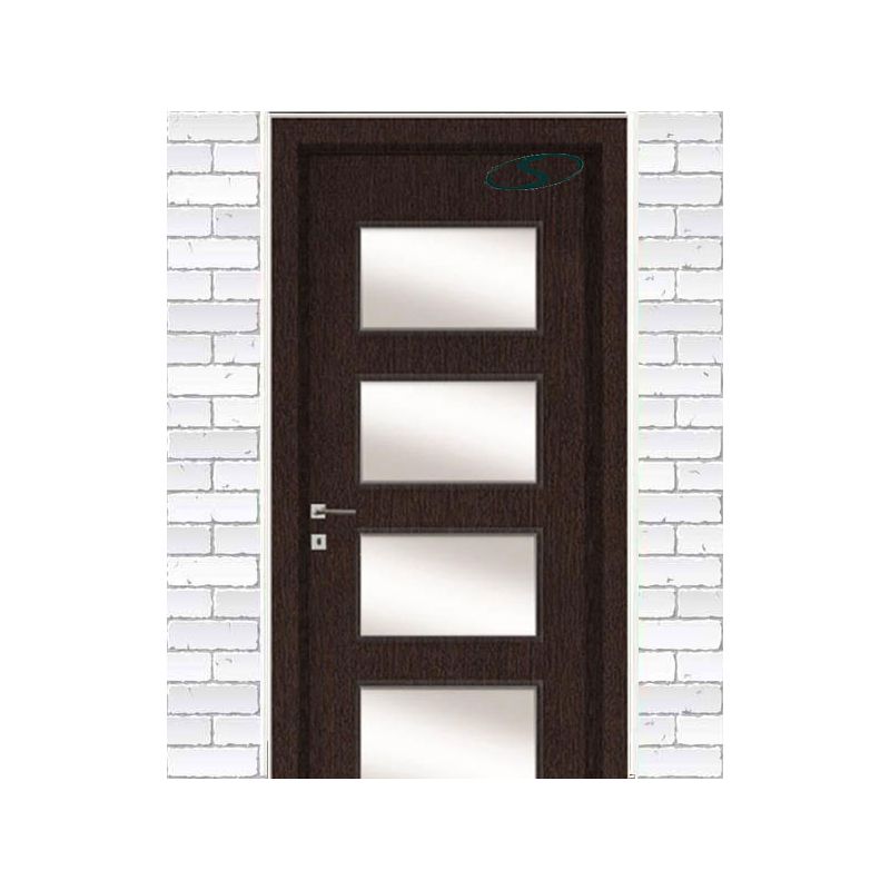 درب پلی وود شیشه خور